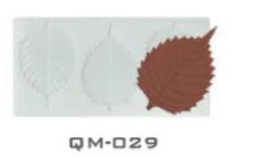 3 Cavity Leaf Silicone Chocolate Mold-2