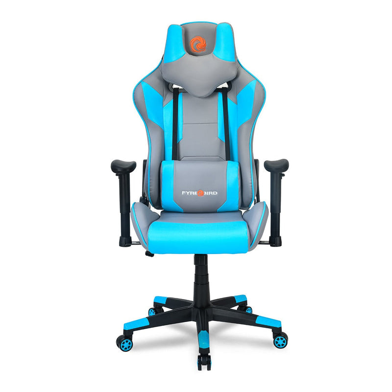 Nilkamal Fyrebird Athena Gaming Chair (Grey / Turquoise)