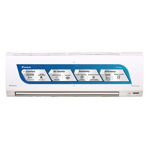 Daikin Premium Series 1 Ton 3 Star Inverter Split AC | 100% Copper | Titanium Apatite Air Purifying Filter | Coanda Airflow | Power Chill Operation (ATKL35U, White)