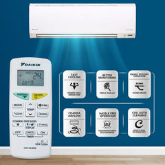 Daikin Premium Series 1 Ton 3 Star Inverter Split AC | 100% Copper | Titanium Apatite Air Purifying Filter | Coanda Airflow | Power Chill Operation (ATKL35U, White)