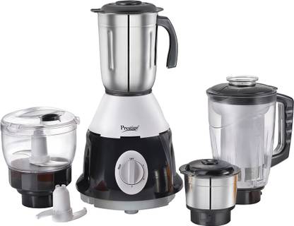 Prestige High Power 750 W Juicer Mixer Grinder (Atls Terra With Atta Kneading and Veggie Chopping Function, | 4 Jars | Black, White)