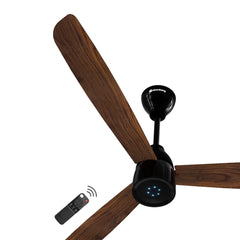 atomberg Renesa Prime 1200mm BLDC Ceiling Fan with Remote | 235 CMM Air Delivery | Advance Air+ Technology | LED Speed Indicator | Low Noise | 3 Year Warranty (Dark Walnut)
