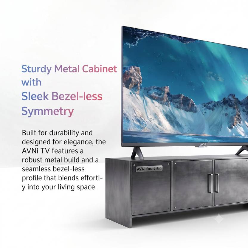 Avni 109 cm (43 inch) Full HD LED Smart Android TV with Smart Hu (AV43-A3)-4