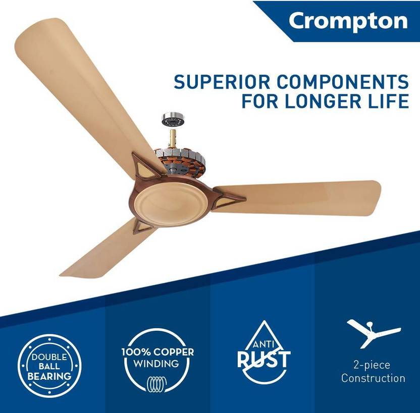 Crompton Avancer Prime 1200 mm (48 inch) Decorative Ceiling Fan with Anti Dust Technology (Coco Gold) (123456789)-5
