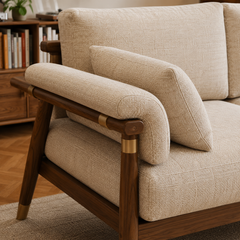 Mamta Milano Luxury Italian 1 Seater Sofa