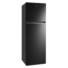 Electrolux UltimateTaste 300 341 Litres 2 Star Frost Free Double Door Refrigerator with Door Alarm (ETB3700K-H, Glossy Black Steel)
