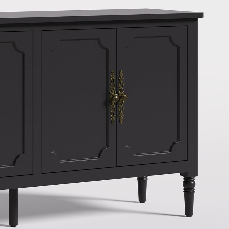 Collynns 58" W Sideboard Cabinet with Adjustable Shelves and 4 Doors