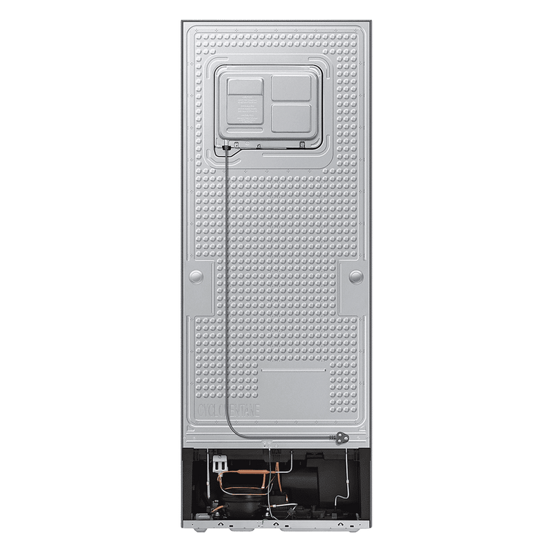 SAMSUNG 330 Litres 2 Star Frost Free Double Door Smart Wifi Enabled Refrigerator with Bespoke AI (RT34DG5A2BSLHL, EZ Clean Steel)