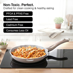 Prestige Ceraglide Duo Ceramic Coating Non Stick Aluminium Cookware Omni Tawa Dia 25 cm, Prestige Ceraglide Duo Ceramic Coating Non Stick Aluminium Cookware Fry Pan Dia 24 cm (1.6 Litre)