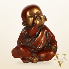 Baby Laughing Buddha monks figures