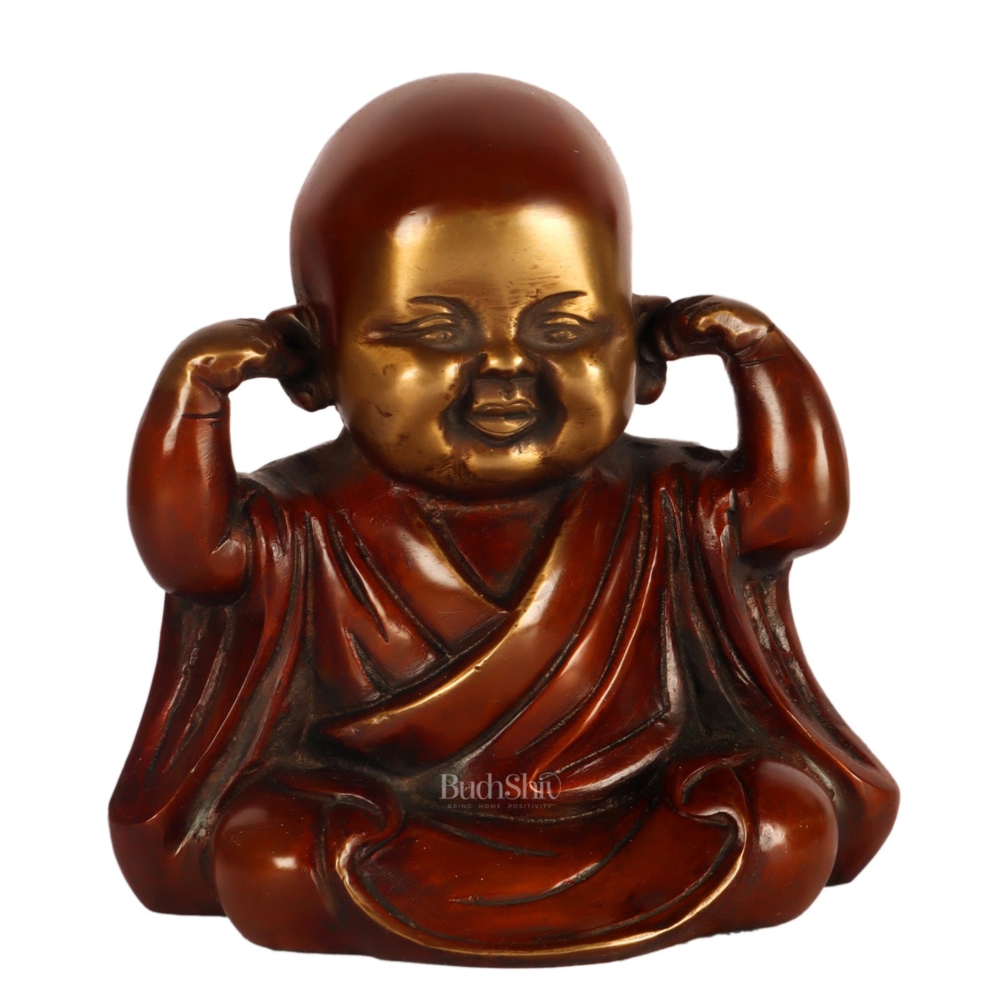 Baby Laughing Buddha monks figures