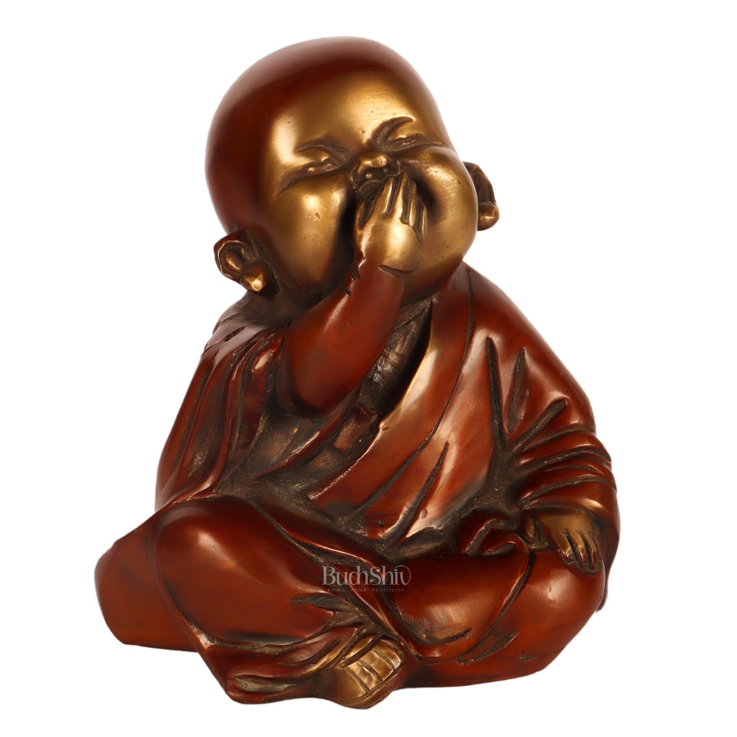 Baby Laughing Buddha monks figures