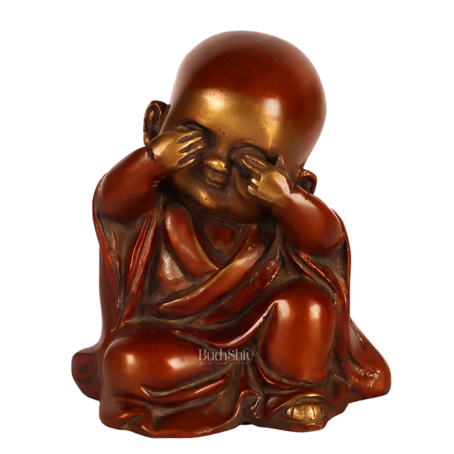 Baby Laughing Buddha monks figures