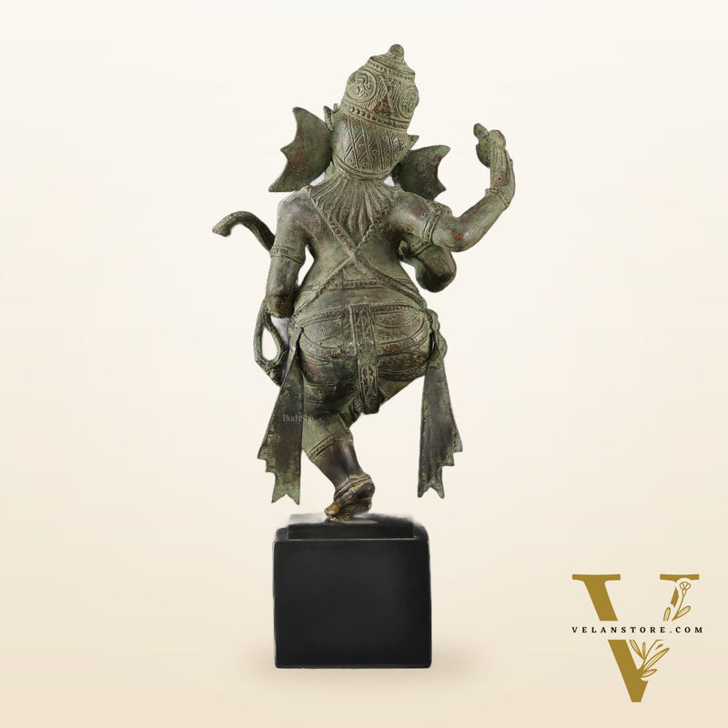 Balinese Bronze Dancing Ganesha Sculpture – 20.5" Height, Lost Wax Casting