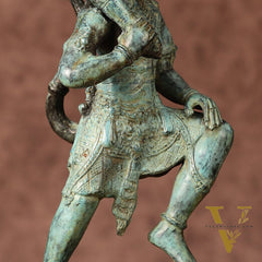 Balinese Bronze Lord Hanuman Sculpture | BudhShiv Exclusive | Height: 12 inch