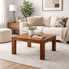 Sierra Sheesham Wood Square Coffee Table