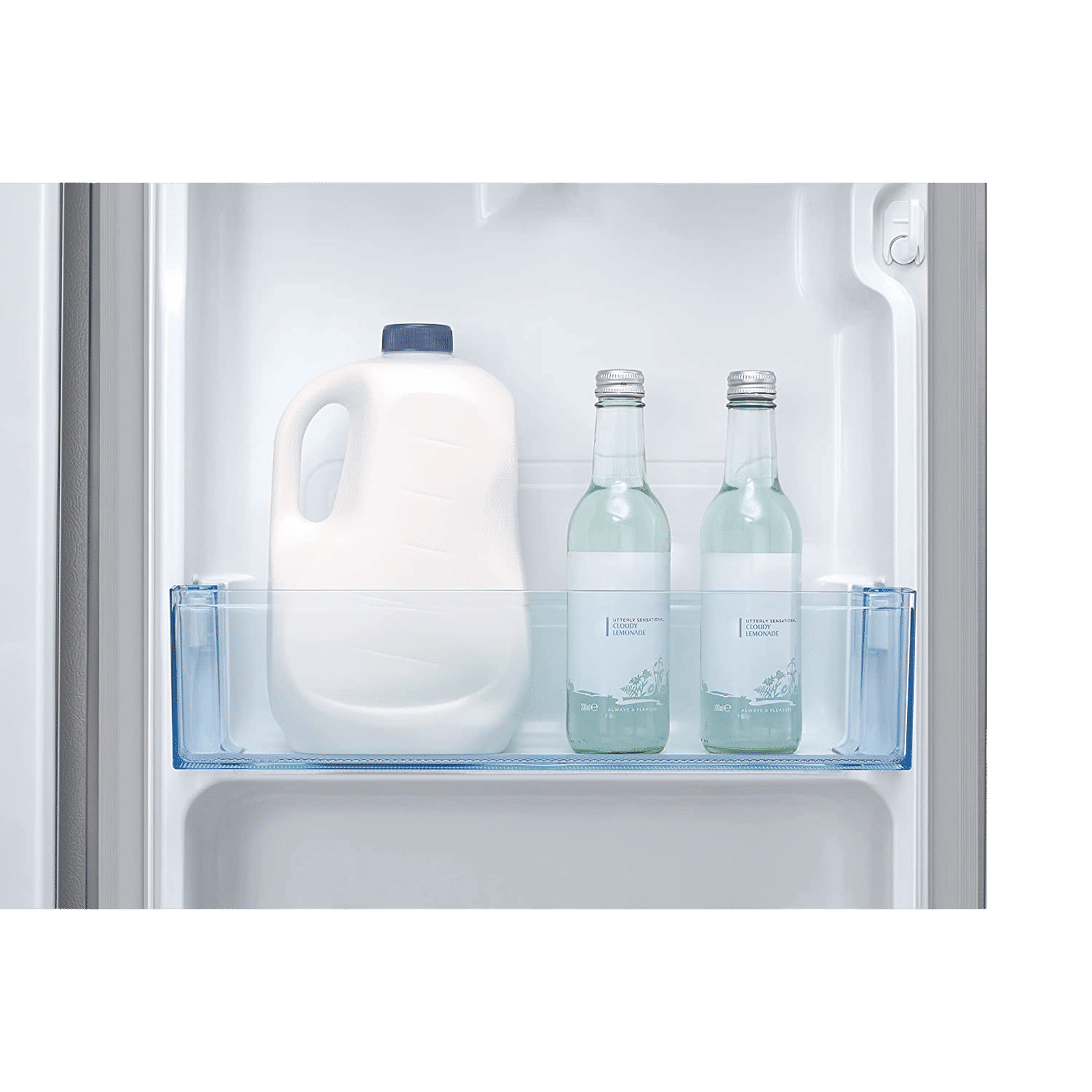 SAMSUNG Stylish Grande 183 Litres 2 Star Direct Cool Single Door Refrigerator with Stabilizer Free Operation (RR20C2412GS/NL, Grey Silver)