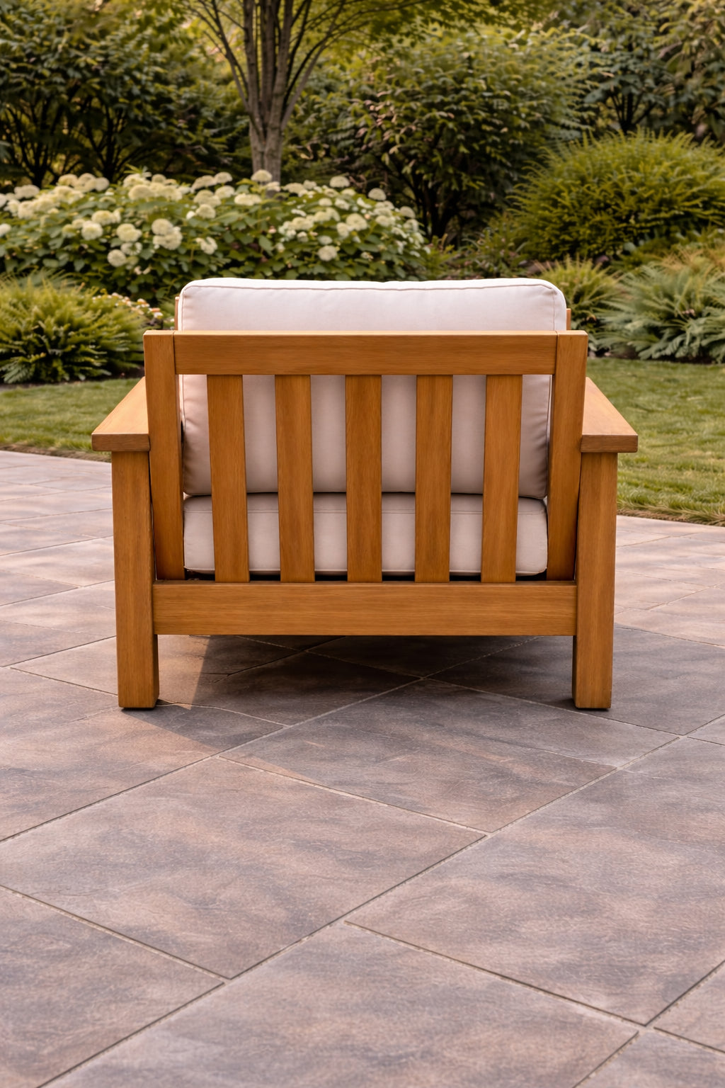 URBAN 1 Seater TEAK Wood Sofa