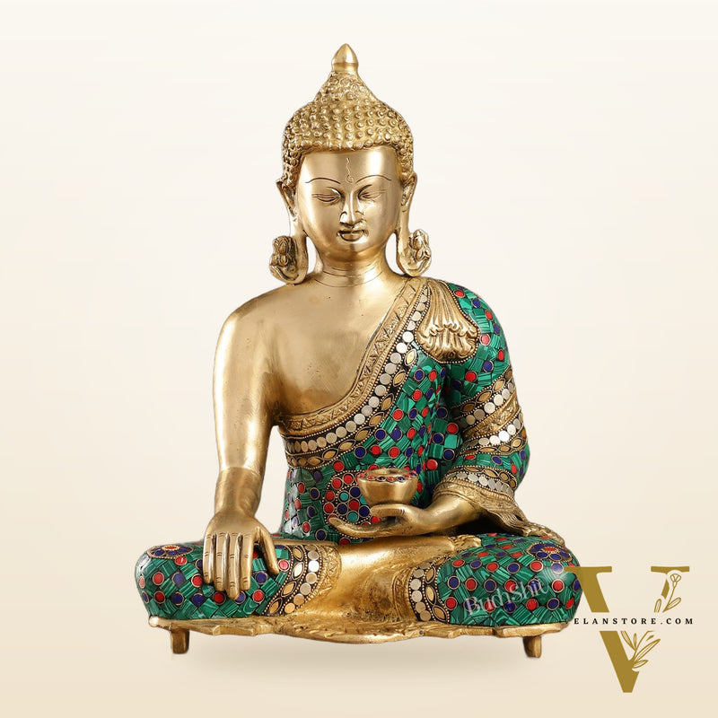 Beautiful Buddha Statue in Abhaya Mudra 16 inch
