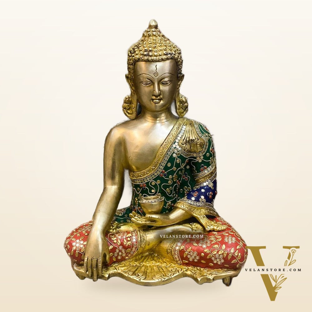 Beautiful Buddha Statue in bhoomisparsha 16 inch