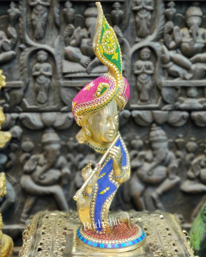 Beautiful Modern Aatma Krishna Brass Idol 20" | BudhShiv