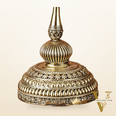 Beautiful Superfine Brass Lotus Oil Lamp Diya | 6 Inch Height