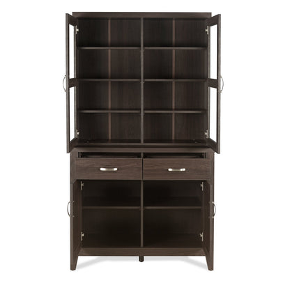Nilkamal Ben Hutch Storage Cabinet (Brown)