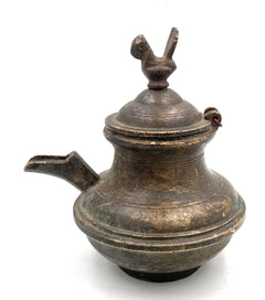 Bhunes Brass Antique Gangajali, Water Kamandal, Loota, Lota, Chambu, Lotiya, Stoup, Ganga Jali, Geedani, Gee Dani,Gold, 6 Inch, 1 Piece
