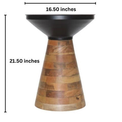 Blacktop Charm Side Table
