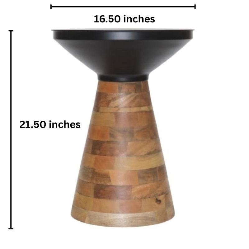 Blacktop Charm Side Table