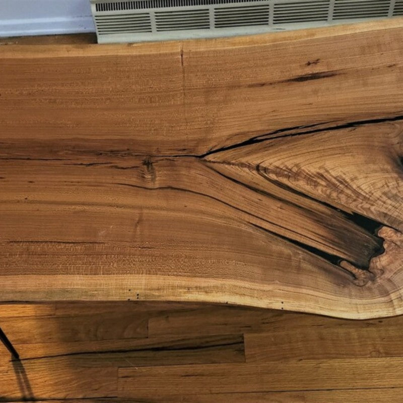 Meager Black Epoxy Resin Coffee Table