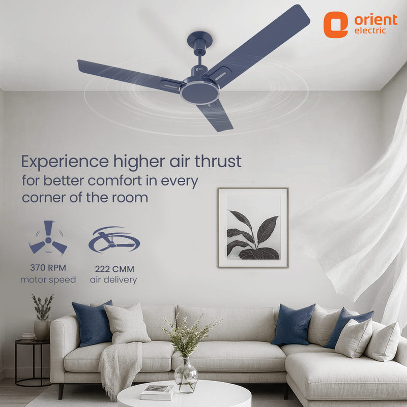 Luna High Speed Decorative Ceiling Fan | 2 Year Warranty