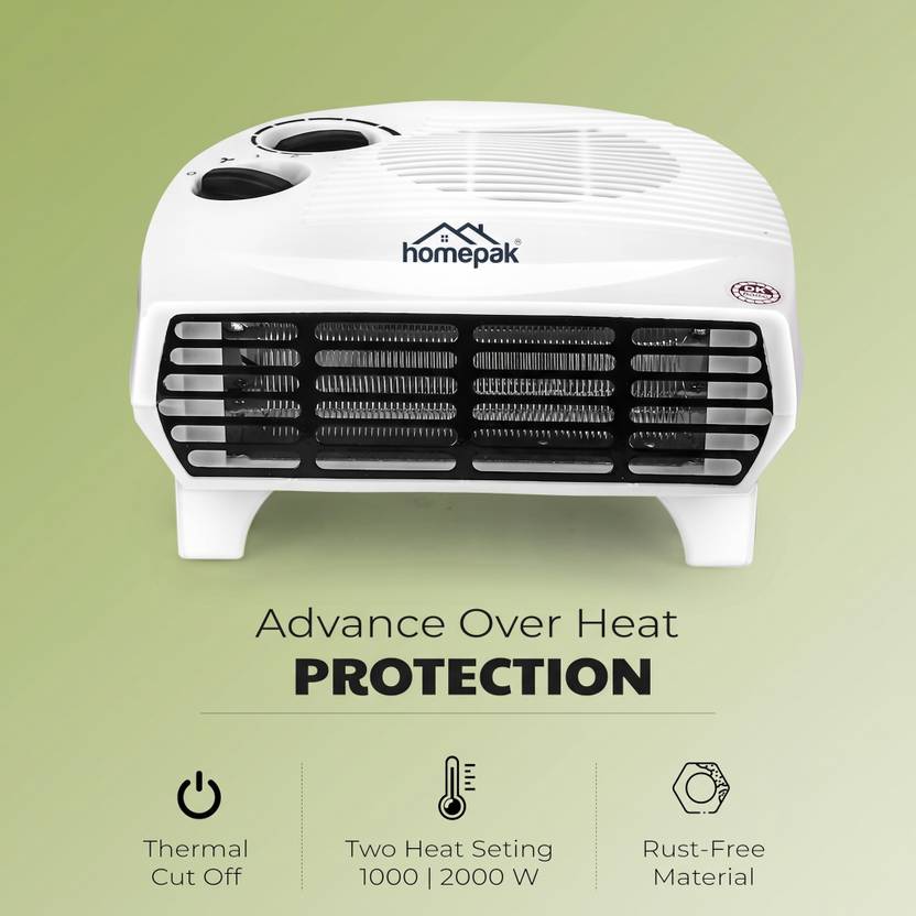 Hompak compact room heater1000w/2000w Fan Room Heater-2