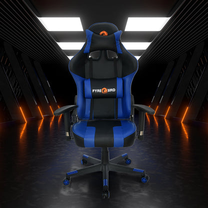 Nilkamal Fyrebird Bosco Gaming Chair (Black / Blue)