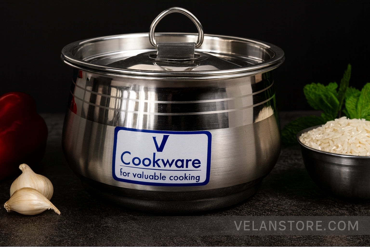 Vcookware stainless steel tiffin lunch box