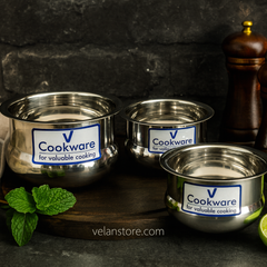Vcookware स्टेनलेस स्टील टॉप बाउल-1