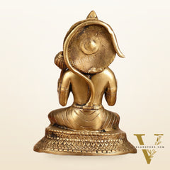 Brass Aashirwaad Blessing Hanuman idol 7"