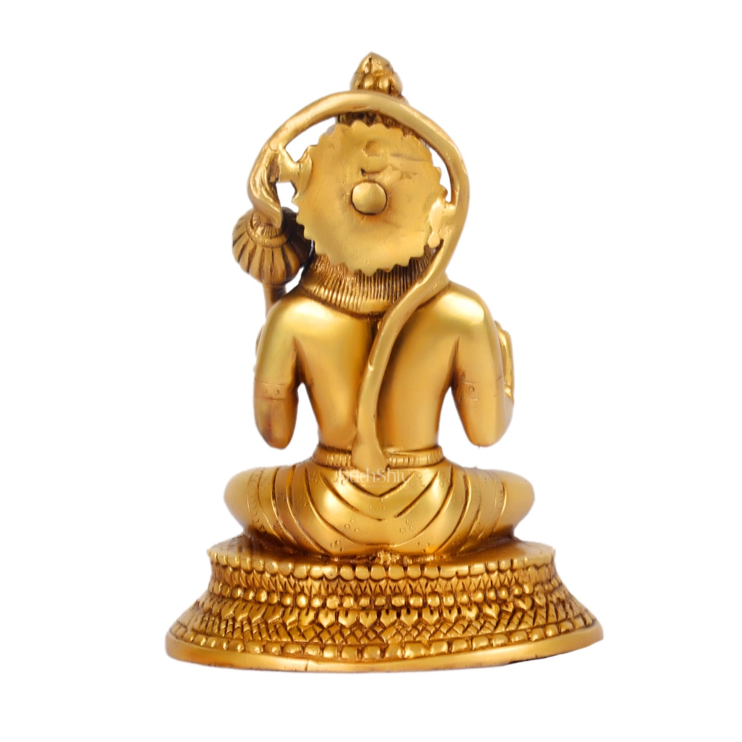 Brass Aashirwaad Blessing Hanuman idol 7"