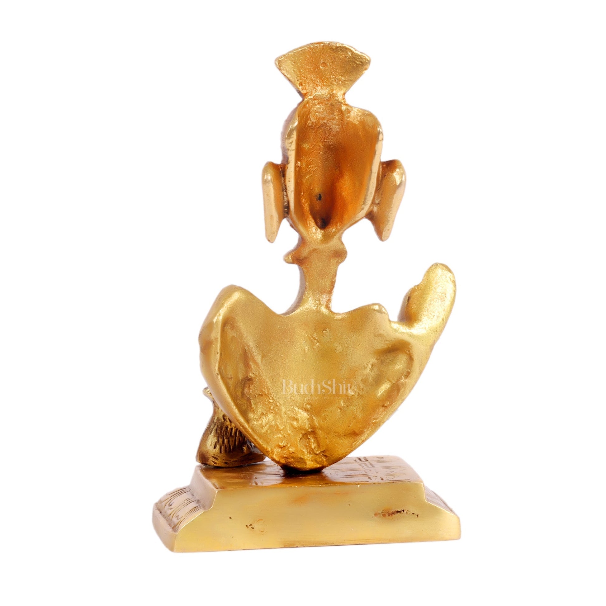 Brass Abstract Modern Pagadi Turban Ganesha - 6" | Perfect Gift | BudhShiv