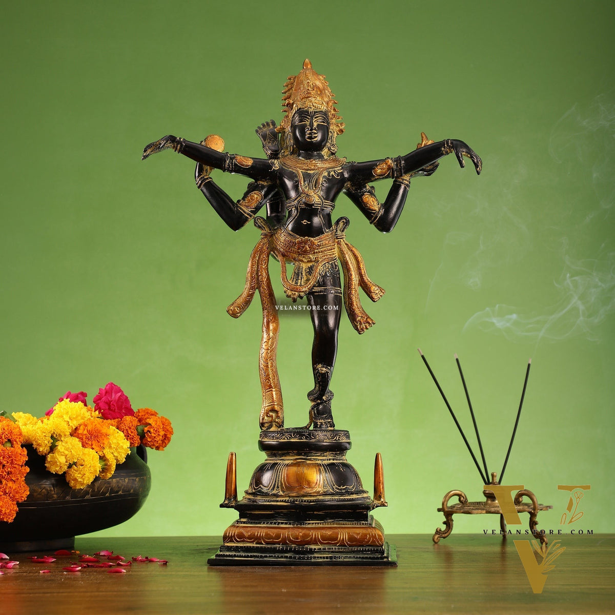 Brass Ananda Tandav Nataraja Statue - 20 inch