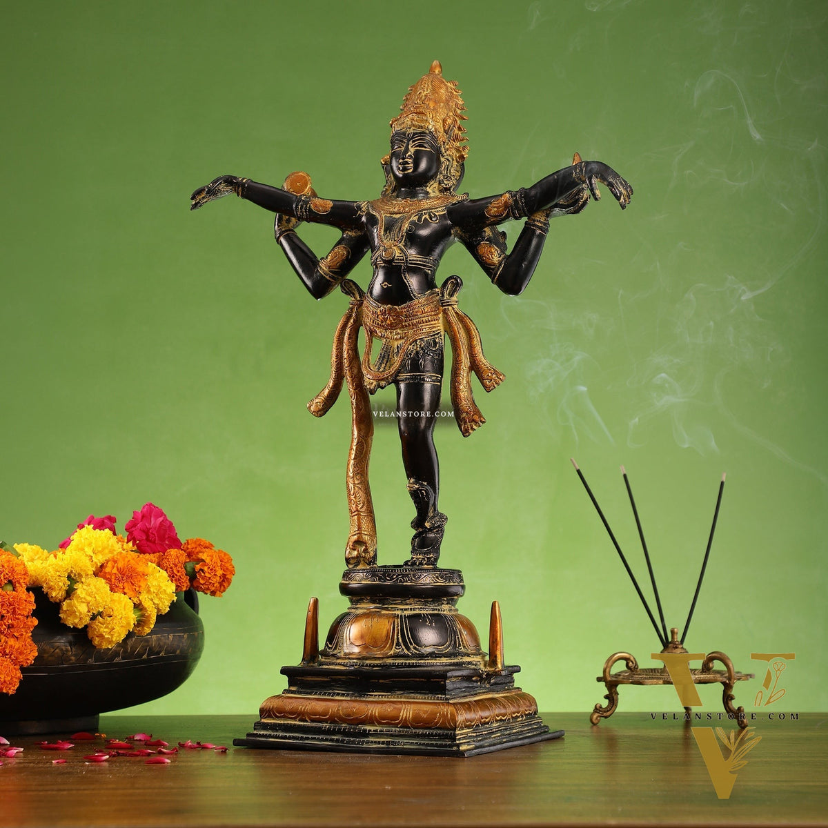 Brass Ananda Tandav Nataraja Statue - 20 inch