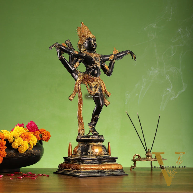 Brass Ananda Tandav Nataraja Statue - 20 inch