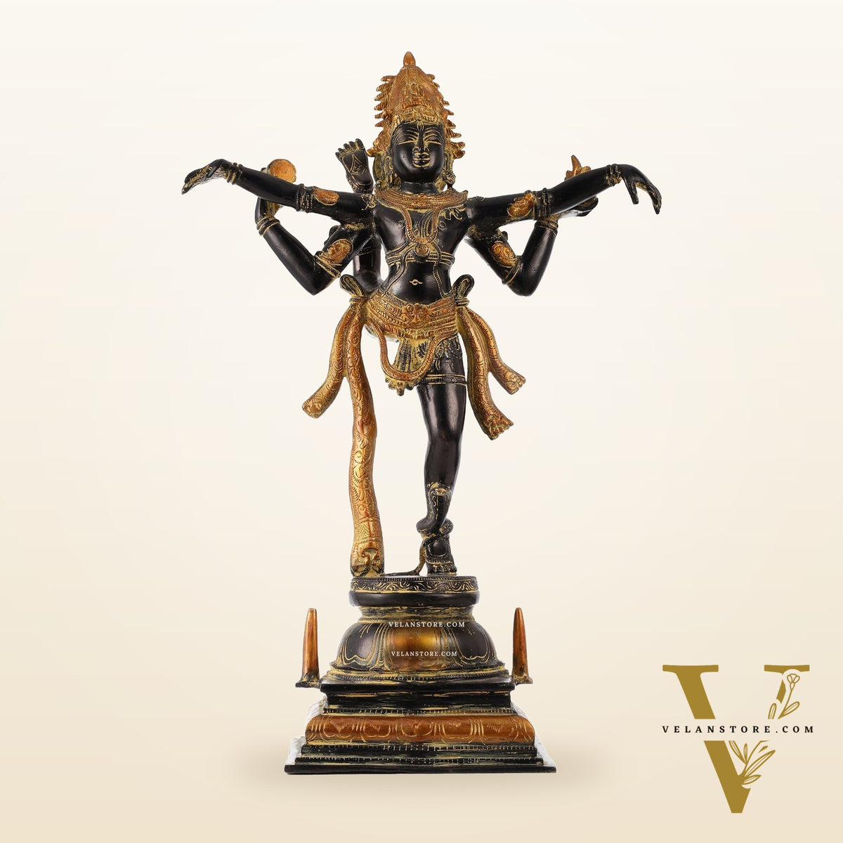 Brass Ananda Tandav Nataraja Statue - 20 inch
