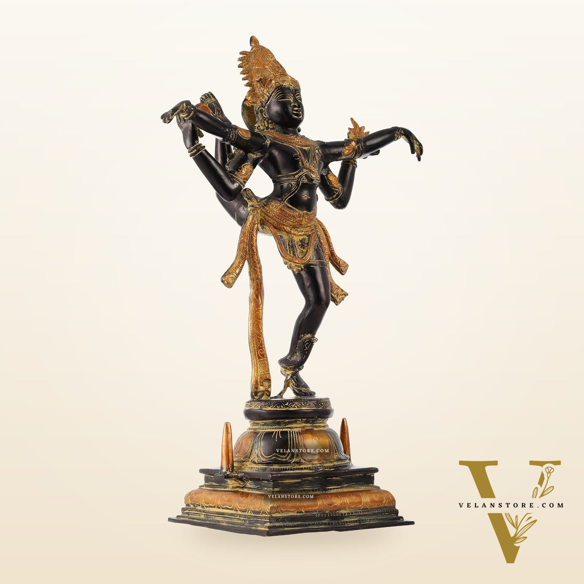 Brass Ananda Tandav Nataraja Statue - 20 inch