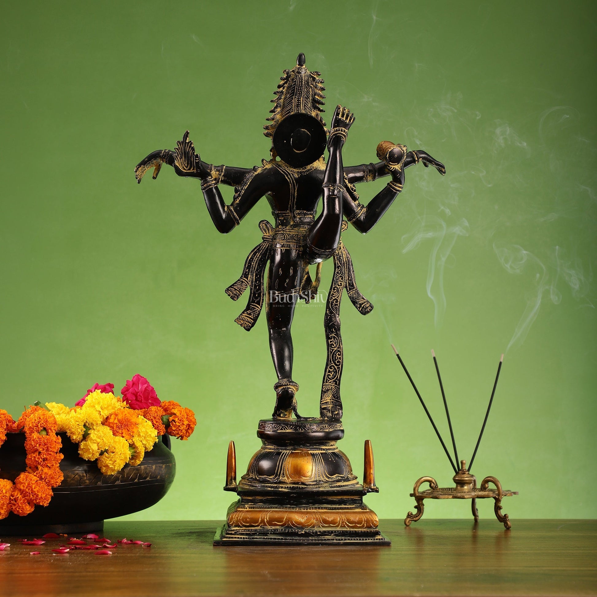 Brass Ananda Tandav Nataraja Statue - 20 inch