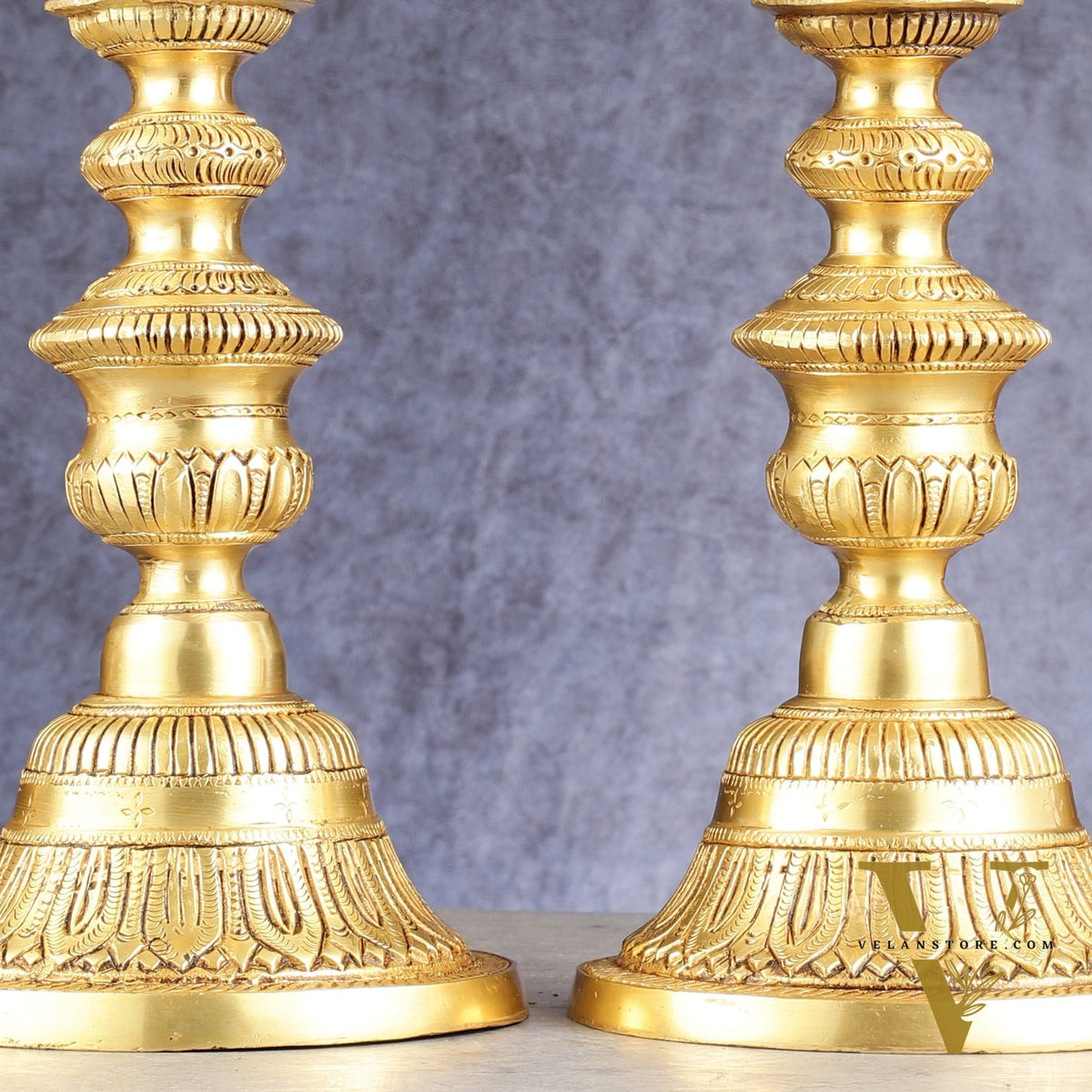 Brass Annam pakshi Peacock vilakku oil lamp diya 15.5 inch