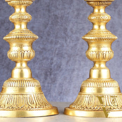 Brass Annam pakshi Peacock vilakku oil lamp diya 15.5 inch