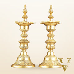 Brass Annam pakshi Peacock vilakku oil lamp diya 15.5 inch