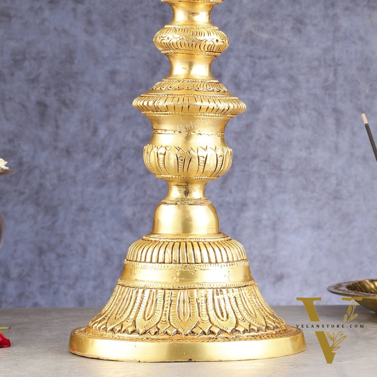 Brass Annam pakshi Peacock vilakku oil lamp diya 15.5 inch