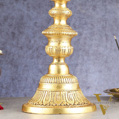 Brass Annam pakshi Peacock vilakku oil lamp diya 15.5 inch